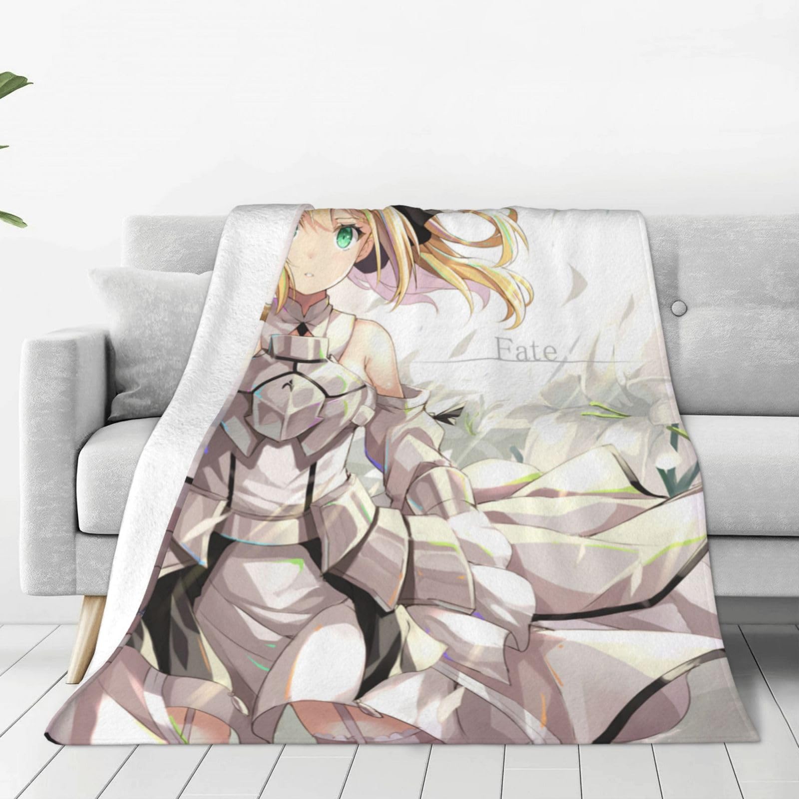 Amazon｜毛布 ブランケット ひざ掛け セイバー・リリィ Fgo 萌え